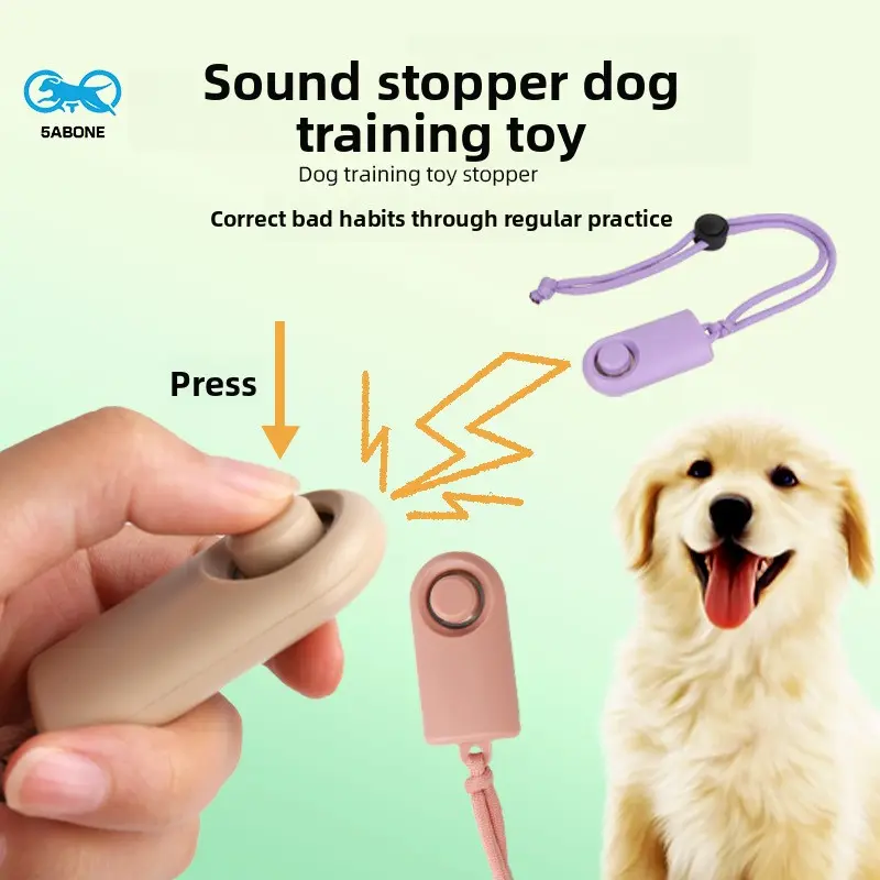 Pet Training Clicker & Whistle Combo Set, Adjustable Frequency Behavioral Training Aid, Easy Grip Comfort Fit, Positive Reinforcement Training Tool, for Puppies & Adult Dogs