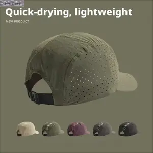 Men's Big Head Mesh Baseball Cap, Quick Dry Cooling Light Hat, Breathable UV Protection Golf Performance Hat for Summer Running, Hiking, Golf Performance Hats, Light Hats