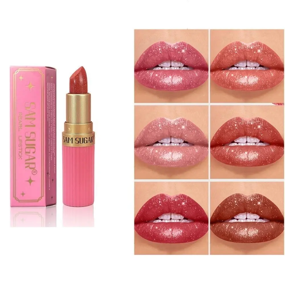 Chocolate Bar Lipstick Makeup Pearlescent Matte Not Easy Camel Matte Lipstick Glossy Lip Balm Shiny Lip Gloss
