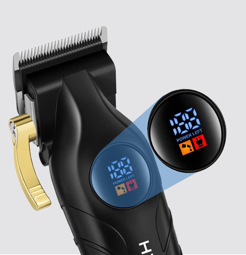 Professional Wireless Hair Clipper Set, Adjustable Accessories, Home Use Salon Quality, Men's Grooming Kit, Ideal Gift for Him