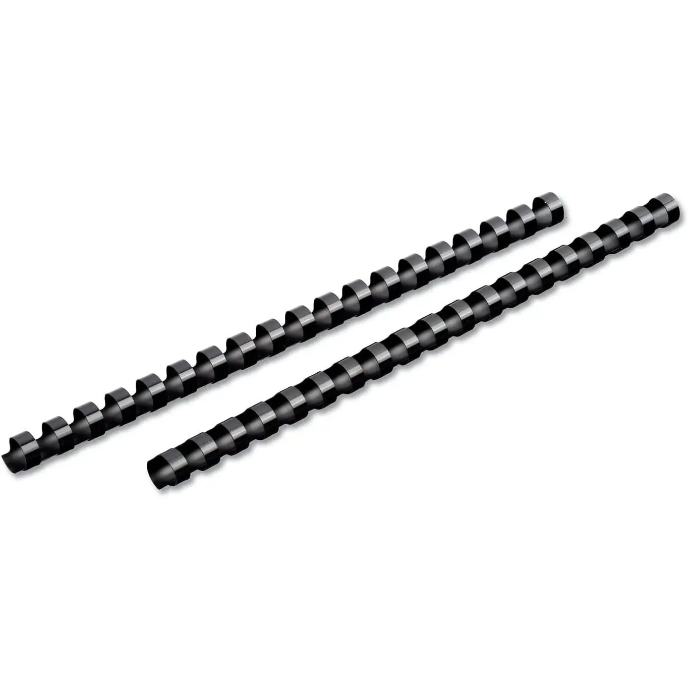 CombBind Binding Spines Spirals Coils Combs, 1/2", 85 Sheet Capacity, Black, 125 Pack (4000134)