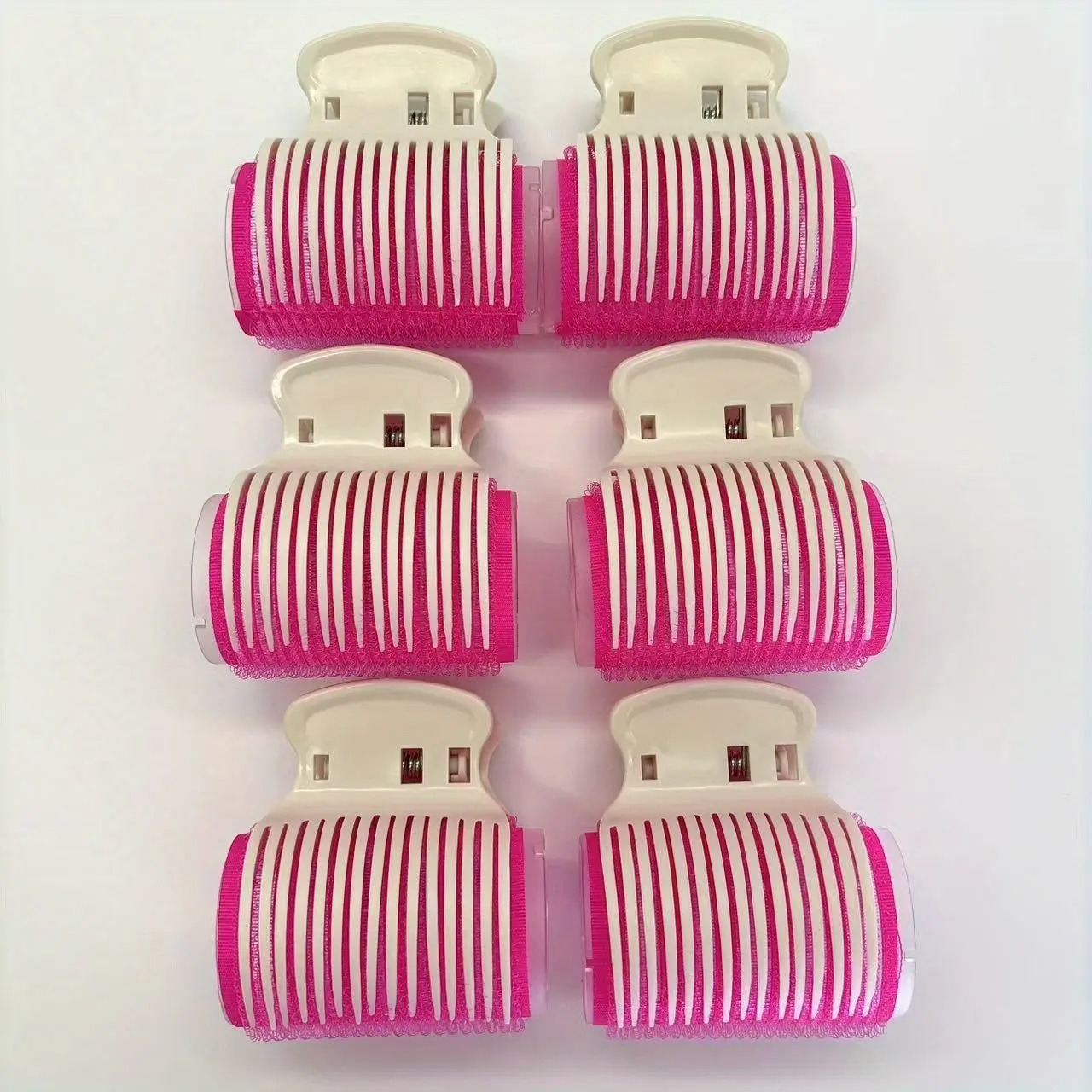 12pcs Hair Curlers Wave Clips, Fashionable Hairstyling Tools, Durable Plastic, Handmade Voluminous Style, Medium-Length Hair, Daily Salon-Grade Styling