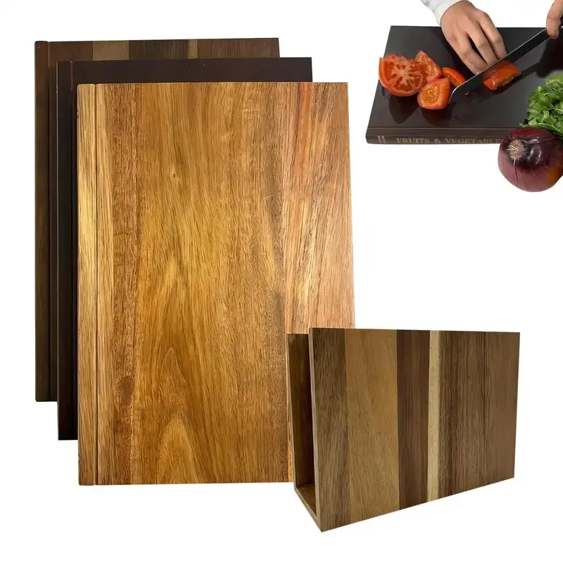 Versatile 3-Piece Cutting Board Set – Sturdy, Thick, and Great for All Your Daily Chopping Needs! Indoor Kitchen