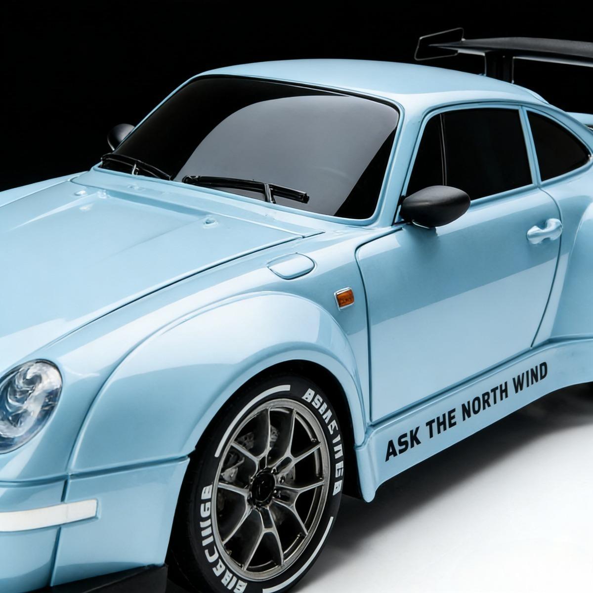 2.4GHz high-speed remote control drift car, 1:24 ratio four-wheel drive, with LED lights and dual batteries. Dual mode racing. Remote drifting pickup truck, high-speed remote control car, ideal gift for Easter and birthdays, super cool boy toy.