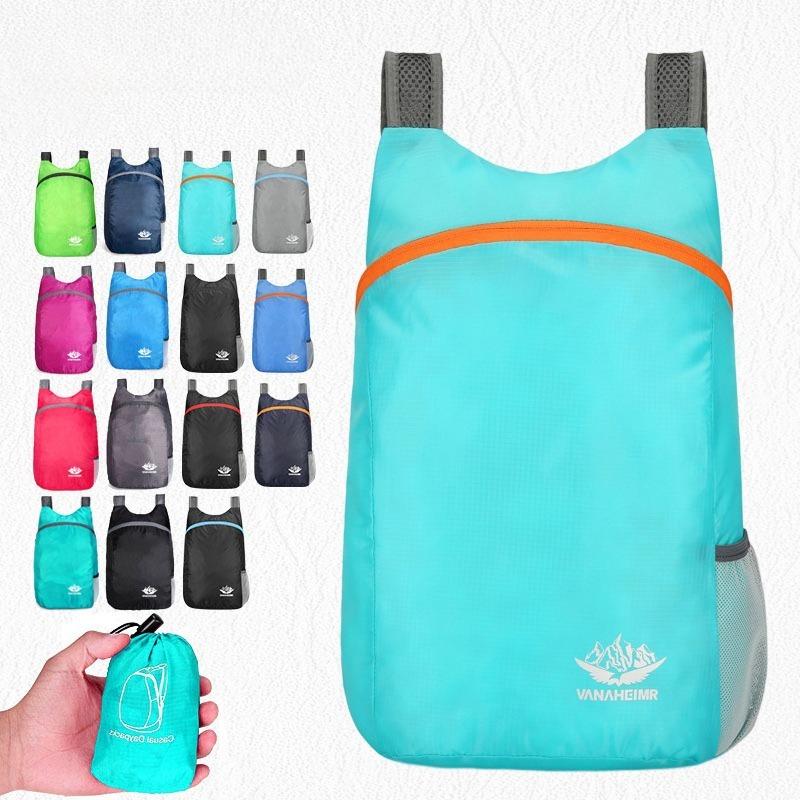 Sports Backpack Outdoor Folding Backpack Waterproof Ultra Light Portable Travel Bag Outdoor Bag Folding Bag gym