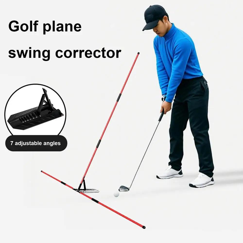 Golf Swing Alignment Rod Golf Alignment Stick Holder Swing Practice Plate Trainer Swing Angle Adjustment Posture Correction Aid Golf Swing Alignment Rod Golf Alignment Stick Holder Swing Practice Plate Trainer Swing Angle Adjustment Posture Correction Aid