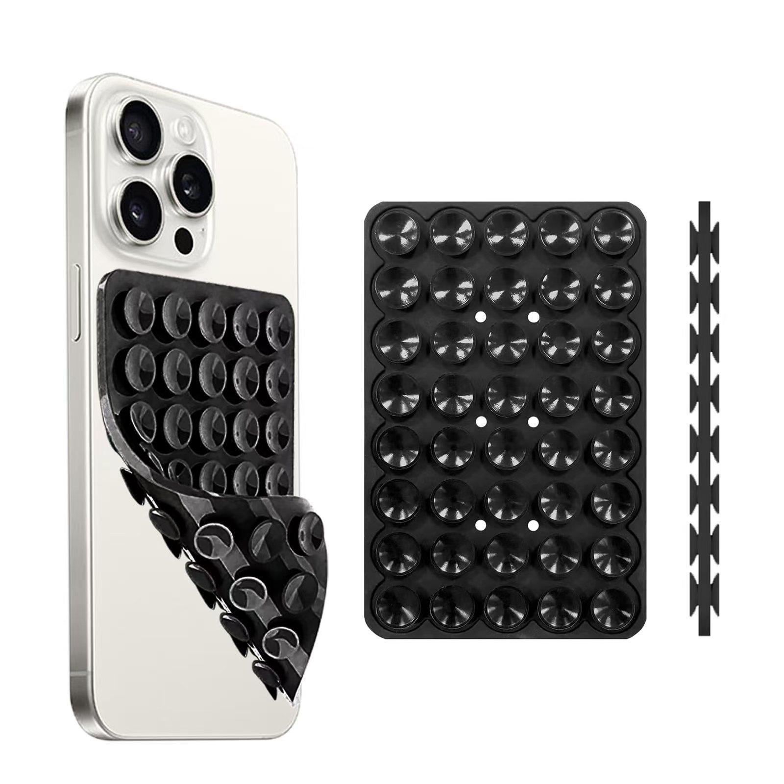 Silicone Suction Cup Phone Case Mount, 1 Count Double Sided Phone Holder Mount, Hands-Free Strong Grip Holder for Selfies and Videos, Phone Accessories Silicone Suction Cup Phone Case Mount, 1 Count Double Sided Phone Holder Mount, Hands-Free Strong Grip Holder for Selfies and Videos, Phone Accessories