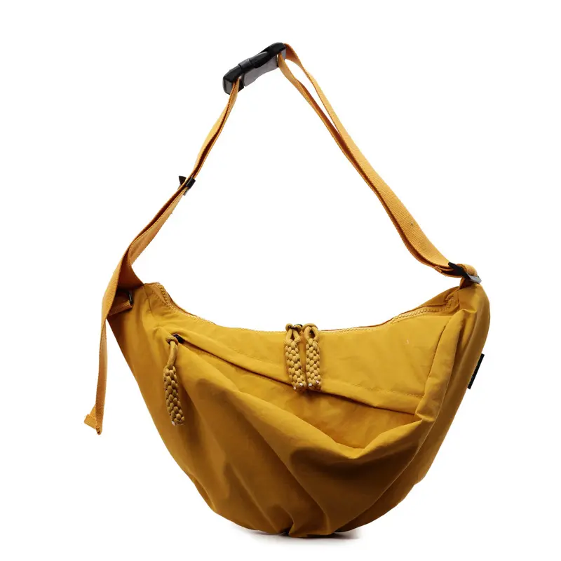 Casual Lightweight Nylon Crossbody Sling Bag, Water-Resistant Sport Shoulder Bag with Multi-Pocket Design for Travel & Everyday Use, Sport Shoulder Bags