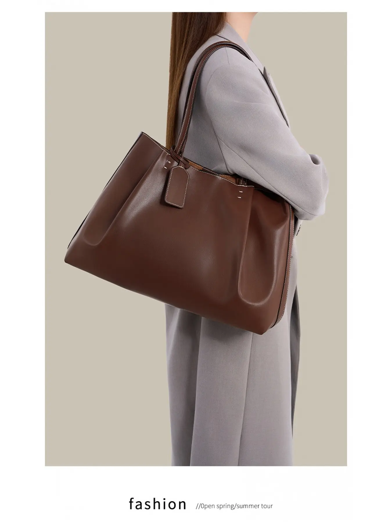 Fashionable Oversized Tote Bag For Women Casual Handbag Large Capacity Commuter Work Bag Premium Quality Leather Shoulder Bag Everyday Tote Bag Daily Commuter Tote High Quality Bag Everyday Bags