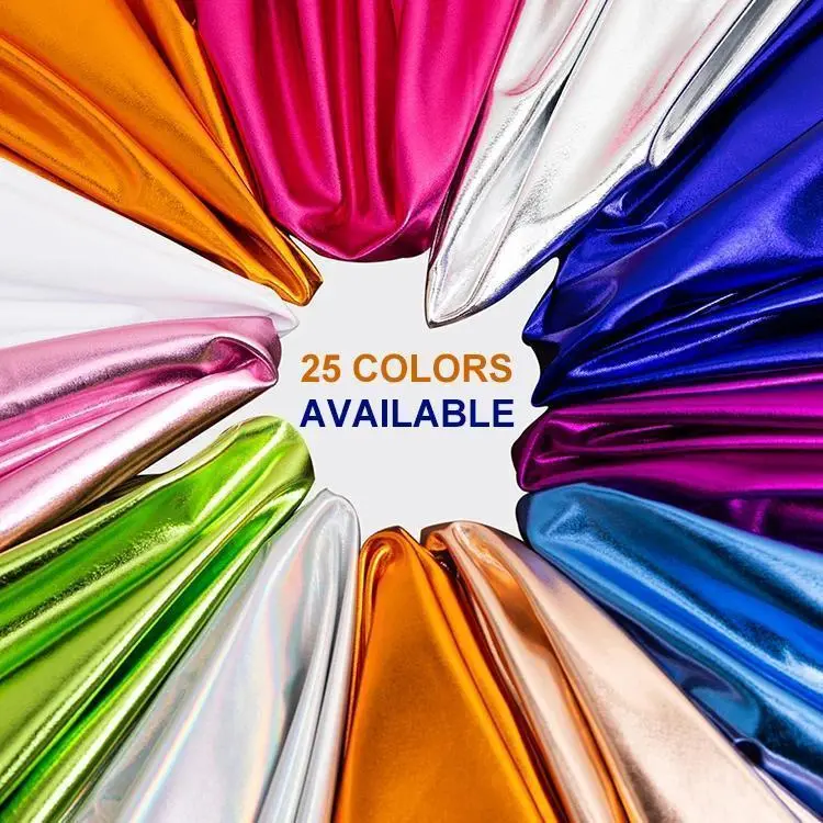 145x50cm/lot Spandex glossy fabric hot stamping fabric wedding decoration stage performance clothing fabric DIY material