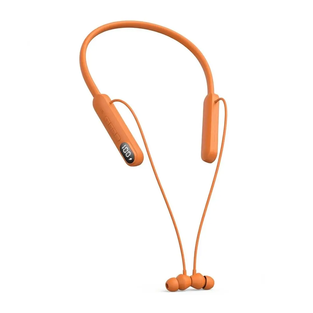 2026 New Orange Neckband Headphones Lightweight Ergonomic Digital Noise Reduction 360 Surround Sound Long Standby Secure Fit Sports Gym Travel Portable Wireless Headphones Holiday Gifts Men Women Teens 5WNA