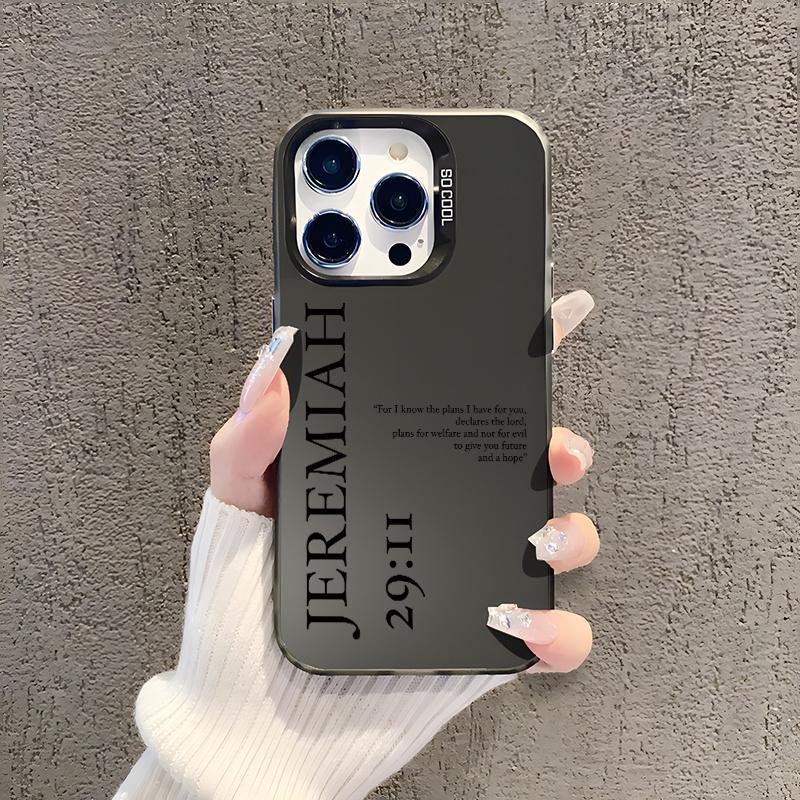 Letter Pattern Protective Shockproof Phone Case Casing, Phone Guard, Anti-drop Smartphone Protector Cover with Protection, Cellphone Accessories Compatible with iPhone 6 7 8 X XR XS 11 12 13 14 15 Pro Max