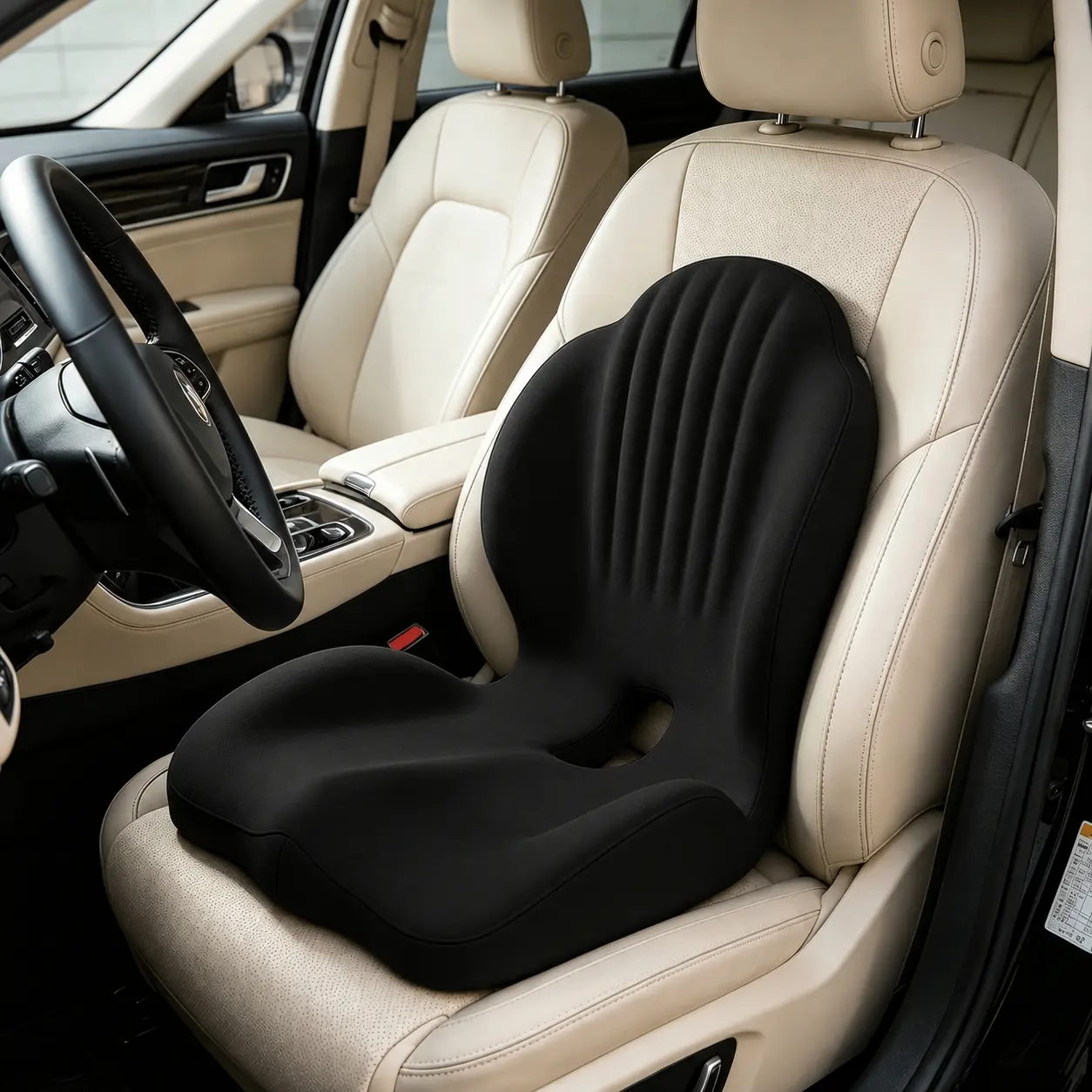 Thick Breathable Memory Foam, Ergonomic Soft Elastic Non-Slip, Waist Support Relief, All-Season Use, Thickened Cushion, Car Office Home