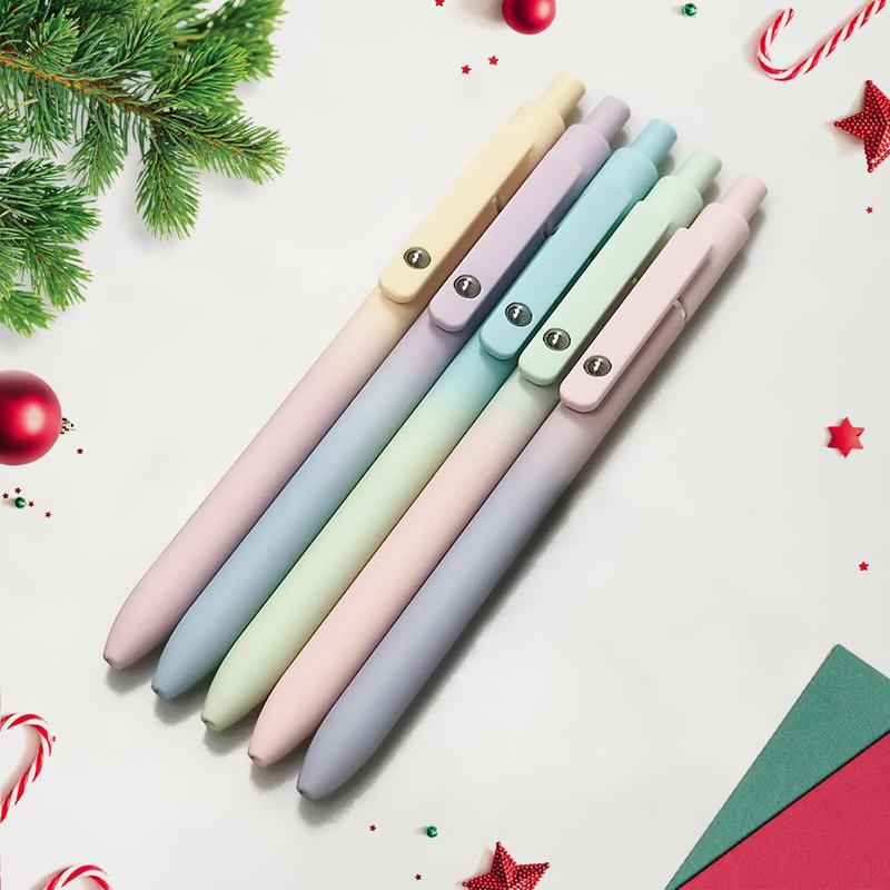 Back To School Neutral Pen, 0.5/0.7mm Quick Dry Black Ink Pen, Fine Tip Smooth Writing Pen, Cute Office School Supplies, ballpoint pen kit, Gift for Teacher