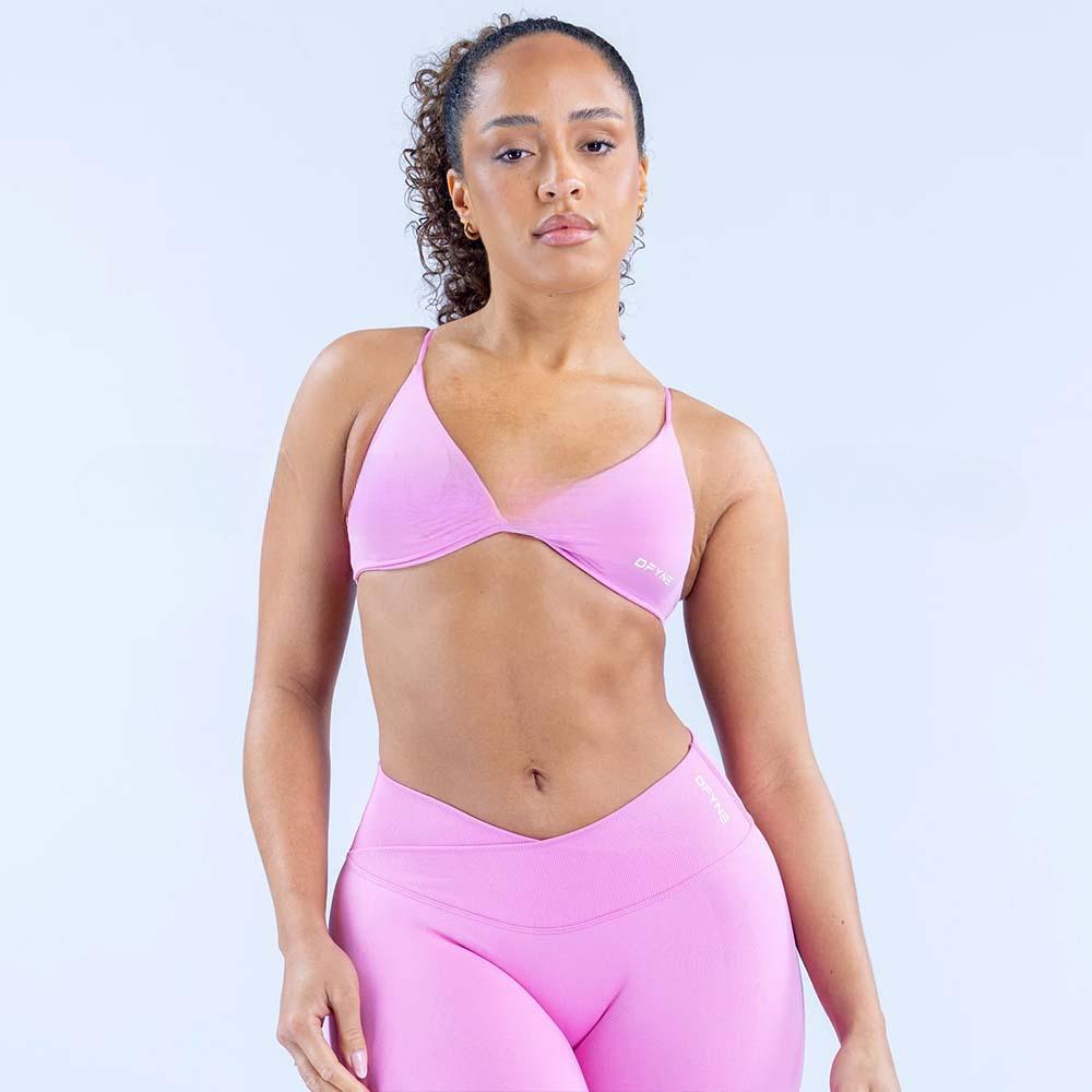 DFYNE Crossback Fitness Bra |   With Padded Bra, Medium Support |   Suitable for Yoga and Body Shaping