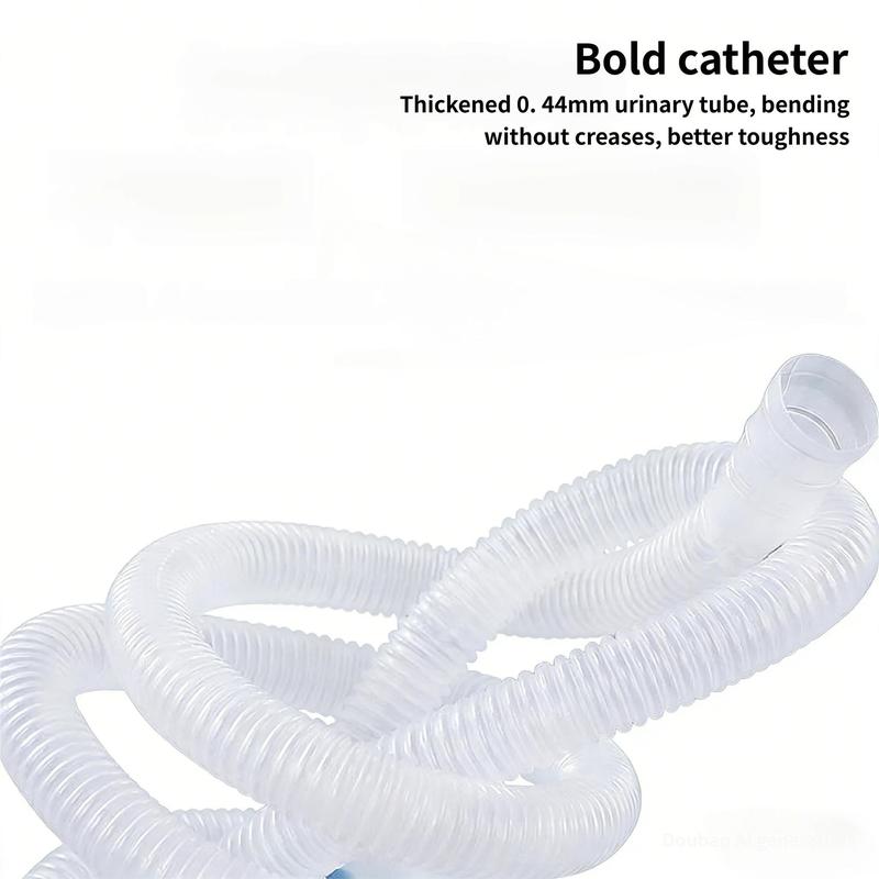 Blue 2000ML Portable Urinal with 62.99in Extendable Catheter Thick Odor Resistant Large Capacity Easy Night Use for Elderly Children