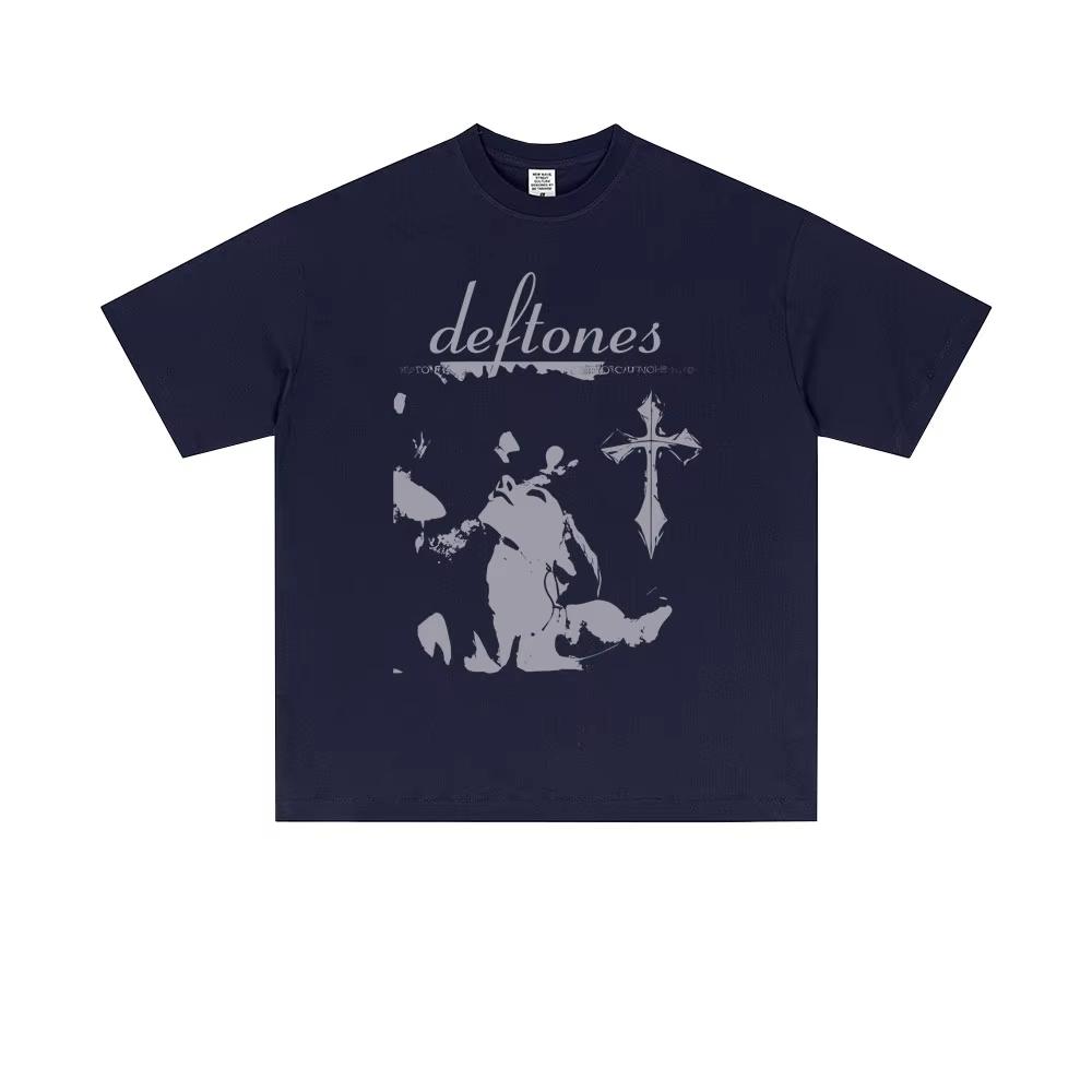 Rock Band Deftones Saturday Night Wrist T Shirt Men Women Alternative Heavy Metal Streetwear Male Fashion Oversized T-shirt Tops