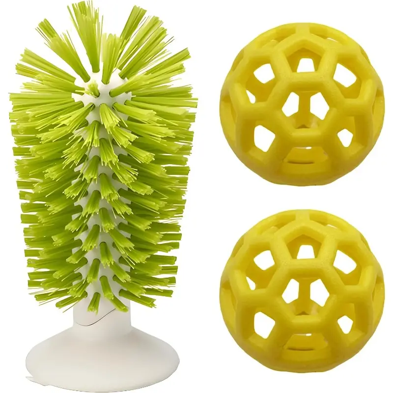 Turtle Brush with Suction Cup-Tortoise Shell Cleaner&Turtle Toys for Tank-Aquatic Turtle Tank Accessories