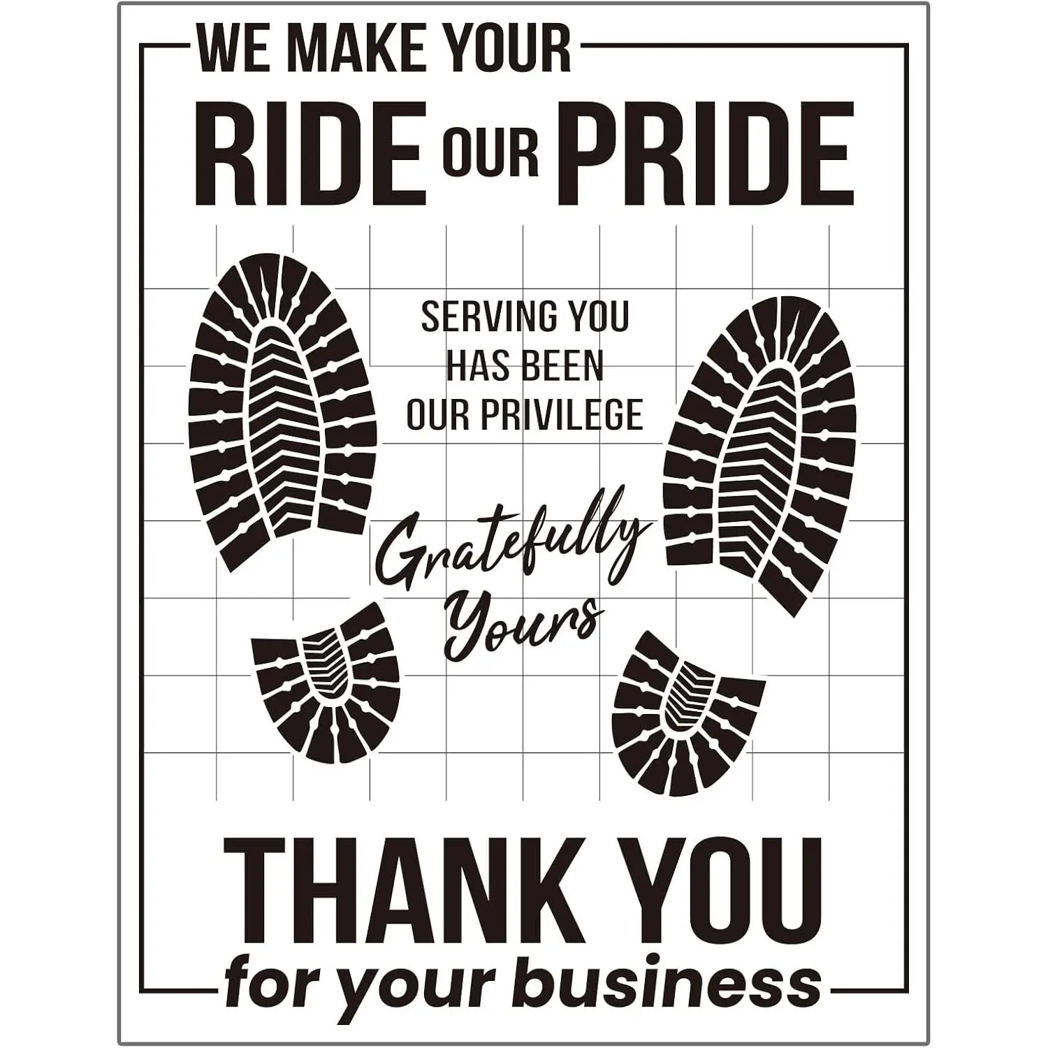 100 count Paper Floor Mats for , Disposable Automotive Floor Mats for  Detailing,   Paper Foot Pad Protectors for Auto Dealership, Detailing Service (White, 16"x20")