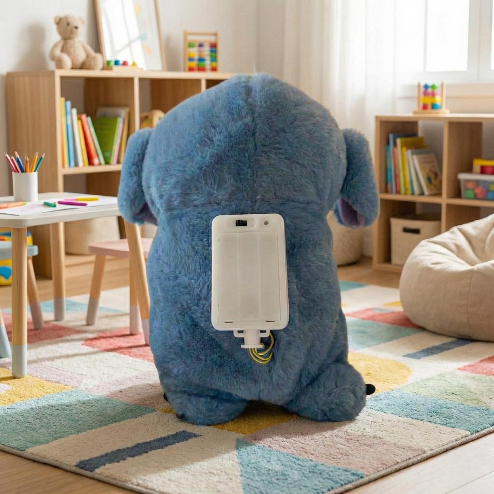 New Soothing Music Doll Breathing Toy Companion Sleep Aid Baby Children Plush Electronic Pet Teddy Bear with Realistic Breathing Action & Lighted Music Infant Sensory Gift