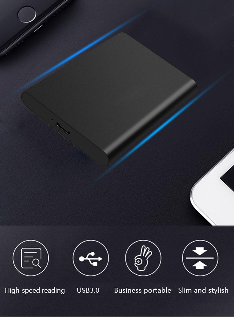 8TB 4TB 2TB Portable SSD Type-C USB 3.1 SSD Portable Flash Memory Up to 1050MB/s Portable SSD External SSD Hard Drive for Laptop Desktop PC Lightweight and Small Storage for Backups,Photos - Games Portable External Hard Driv