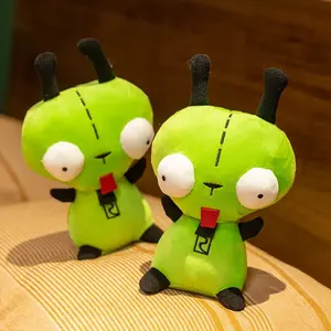 2024 New Alien Invader ZIM GIR Dog Plush Figure Toy Stuffed Plush Green Kawaii Doll Collectible Toy