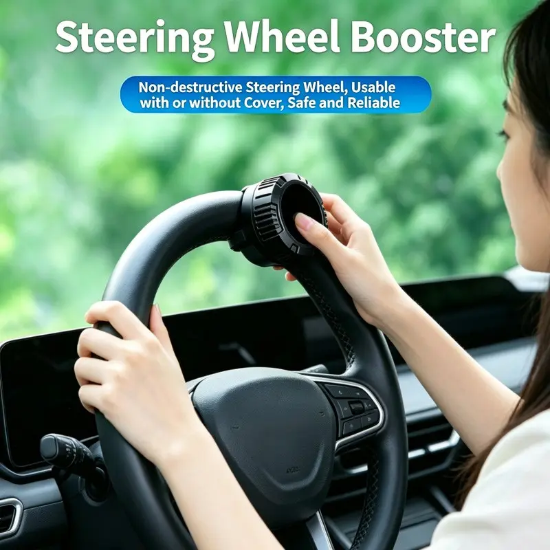 Car Steering Wheel Assist Ball, Single Hand Steering Helper, 360 Degree Universal Directional Aid, Safe Driving Interior Accessory
