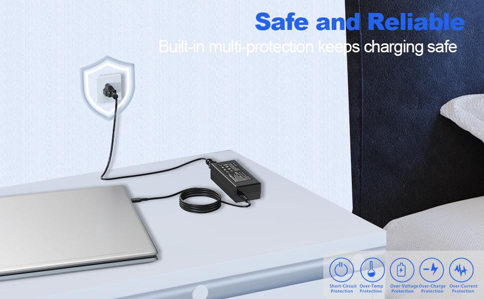 Universal 65W USB C Laptop Charger Compatible with HP chromebook Lenovo Dell Acer Asus Samsung Google Computer Type C Power Adapter