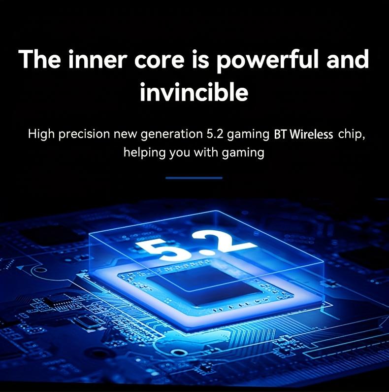 Wireless Game Controller with Hall Effect Joystick and Trigger Buttons - Multi-Platform Controller for PS3/PS4/Switch/iOS/Android/PC - Rechargeable Lithium Polymer Battery, Ergonomic Design, Fashionable Style, Durable Construction, Suitable for Mobile Gam