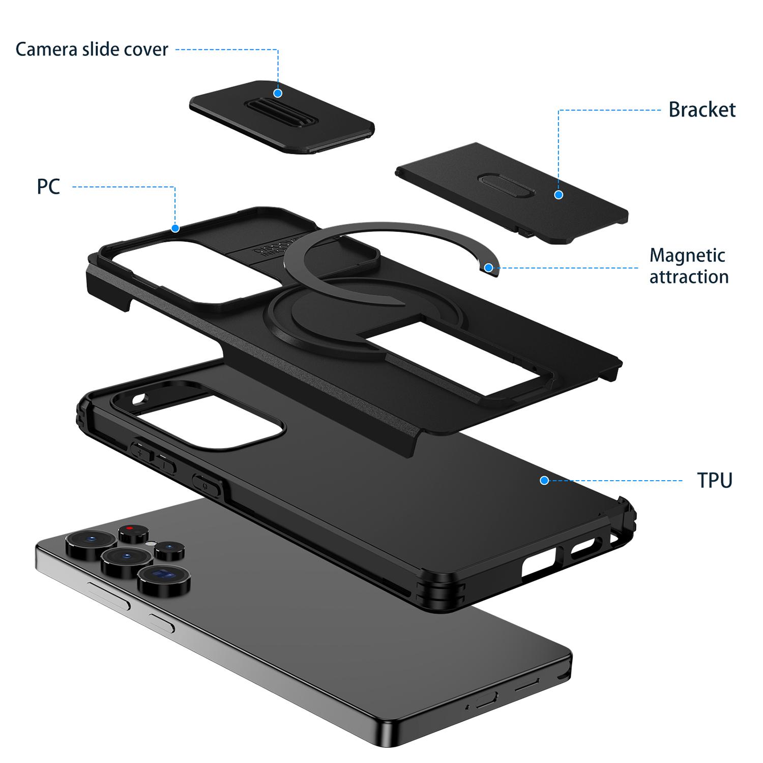 Magnetic Case For Samsung Galaxy S26 S25 S24 S23 Ultra Plus, Matte Hard PC Shockproof Phone Case With Camera Protection, Compatible With MagSafe, Slim Silicone Protective Cover#MothersDayGift #GiftsForHer