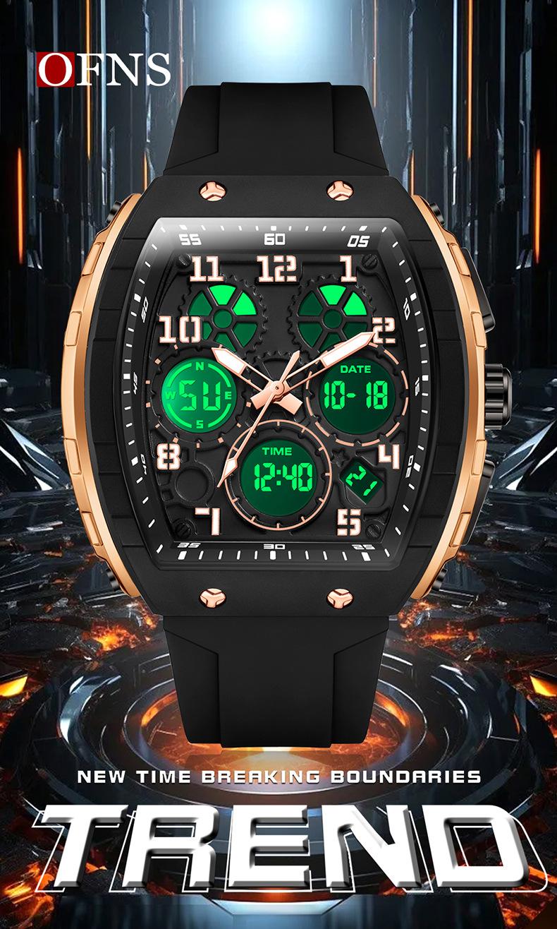 Valentine's Day Men's Sportive Digital Watch, Fashionable Digital Watch with Luminous & Alarm Function, Modern Waterproof Electronic Watch without Box High-Quality Design automatic style Valentine's Day Men's Sportive Digital Watch, Fashionable Digital Watch with Luminous & Alarm Function, Modern Waterproof Electronic Watch without Box High-Quality Design automatic style