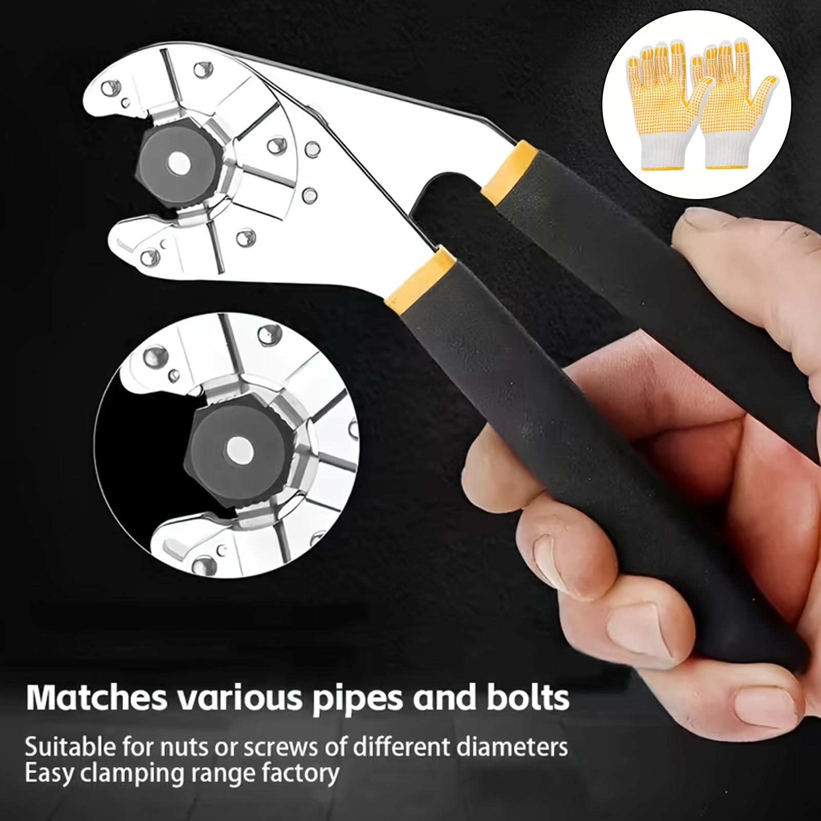 Adjustable Torque Hex Wrench with Gloves – Multi-Purpose Open-End Tool for Electrical, Mechanical, and Bike Repairs, Ergonomic Non-Slip Handle, Single-Piece Solution for DIY, Home Workshop, Garage, and Professional Use, Durable and Easy to Use