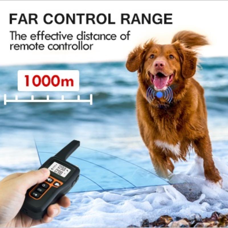 Intelligent Remote Control Dog Training Collar, 1 Set Waterproof Barking Stop Device, Vibration for Dog Training, Perfect Gift for Dog Lovers