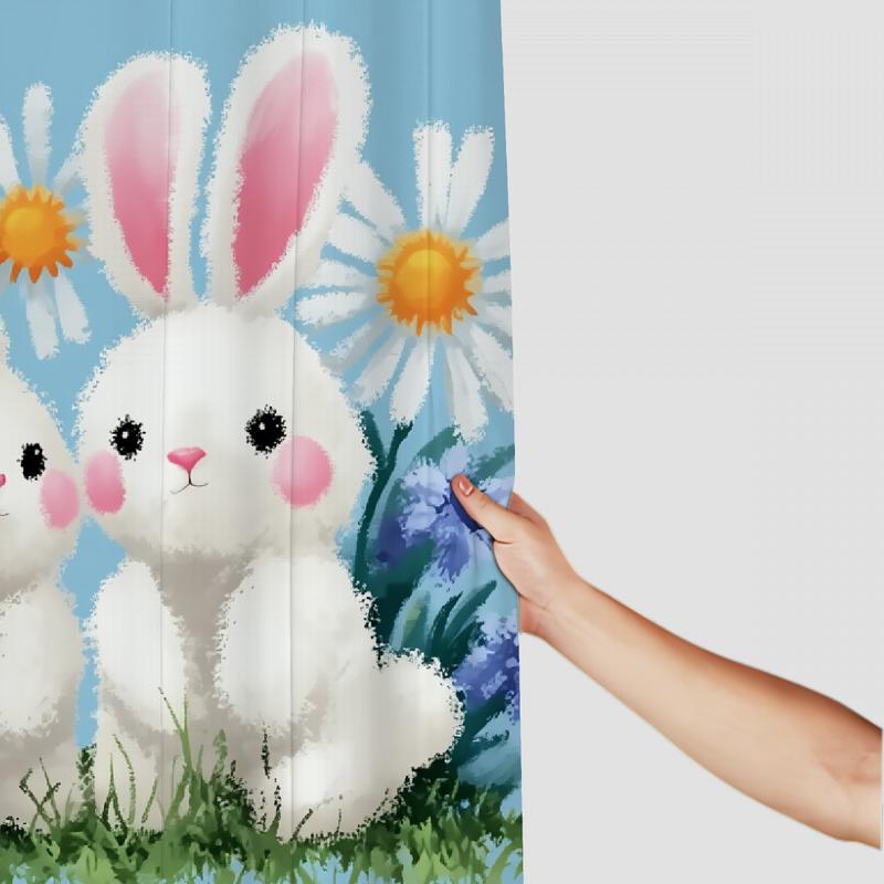 1pc 4ee8f00a-a44f-438f-8d5b-4d366843a5b0_00001 beautiful pattern printed shower curtain Bathroom shower curtain Suitable for home bathrooms