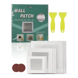 16-Piece Drywall Repair Kit With Self-Adhesive Patches For 4, 6, And 8-Inch Holes, Drywall Patch Kit For Walls And Ceilings, Easy To Use Home Repair Tool Set, Quick Fix For Small Damages, Durable Materials