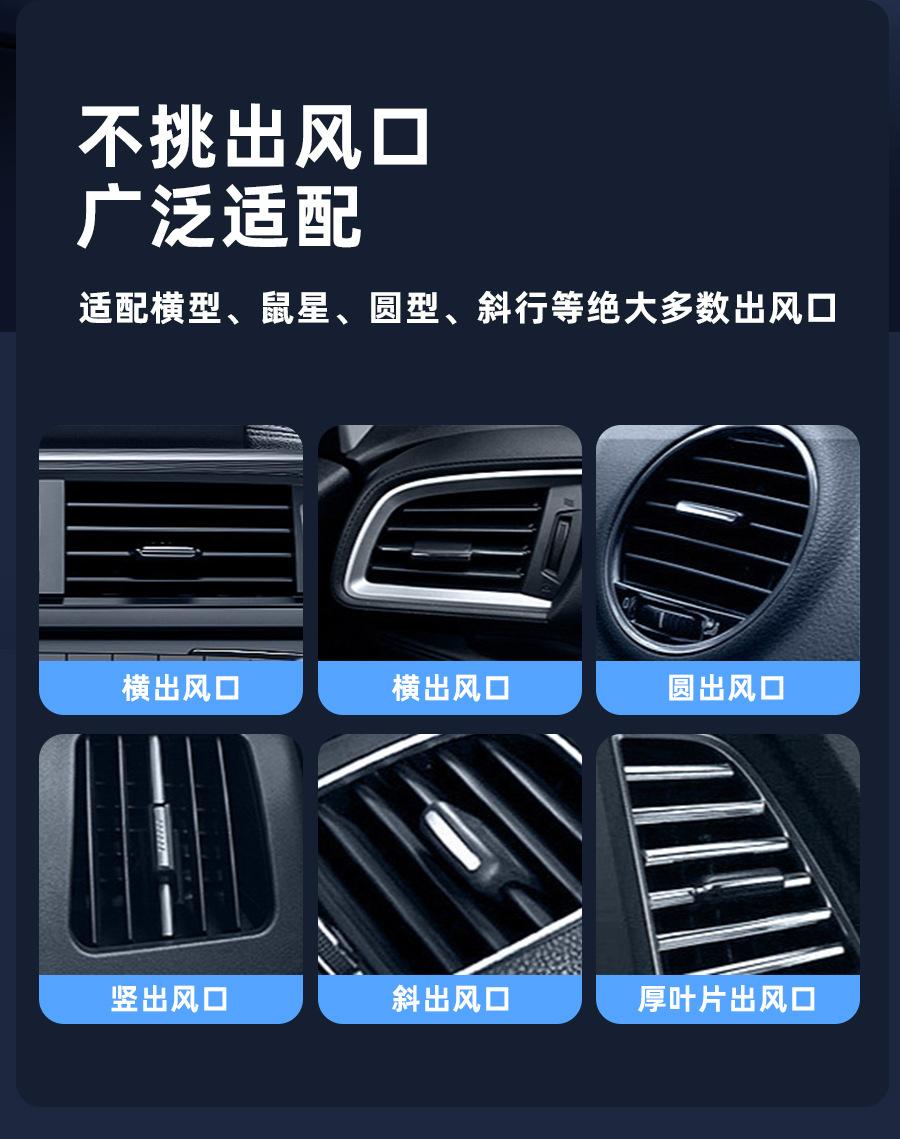 New 66W Wireless Super Fast Charging Car Charger Transparent Punk Style Multifunctional Smartphone Holder