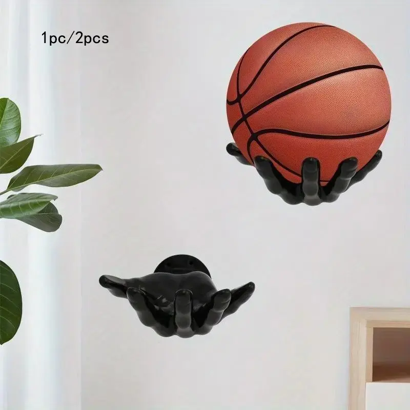1pc Hand-Shaped Wall Hooks Modern Home Storage & Organization, Easy-to-Install, Multi-Use Hanger for Balls, Clothes, and More, Utility Hooks, Wall Mounted Hook, Home Organizer Hook, Hanging Storage, Convenient Hook