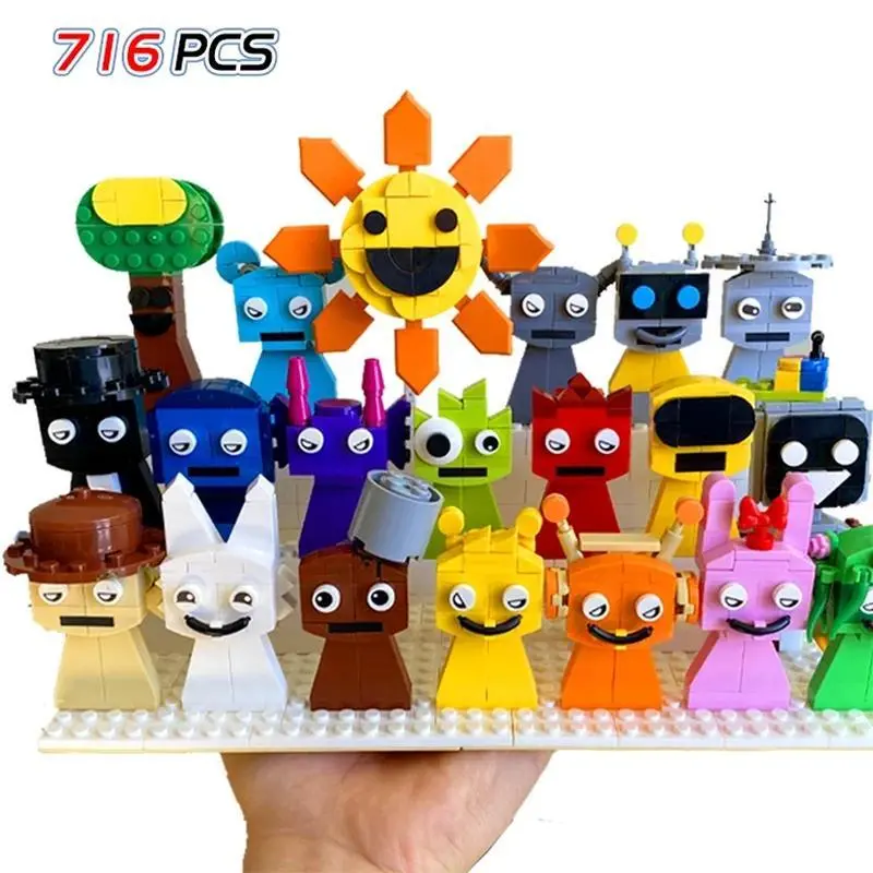 2026 new hot item  Music boxs Sprunkie Figures Building Blocks Dark Horror Sprunkie Toy Simon Wenda Figure Construction Toy Xmas Easter Gift
