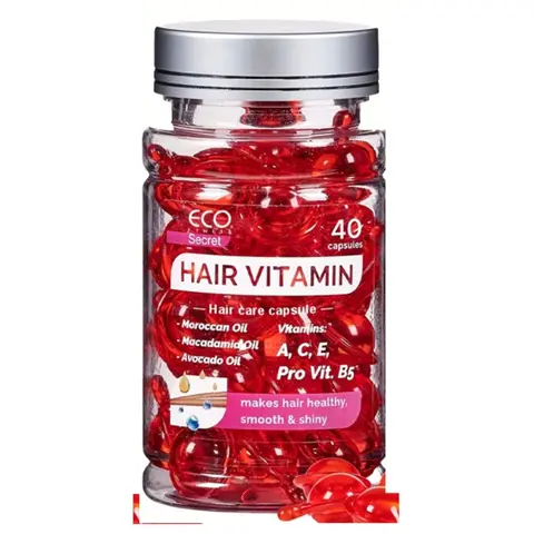 3 Bottles Hair Vitamin Capsules, Hair Essence Oil Capsules, Moisturizing Moroccan Argan Oil, Unisex Straightening Hair Care Products, Treatment Hair Oil