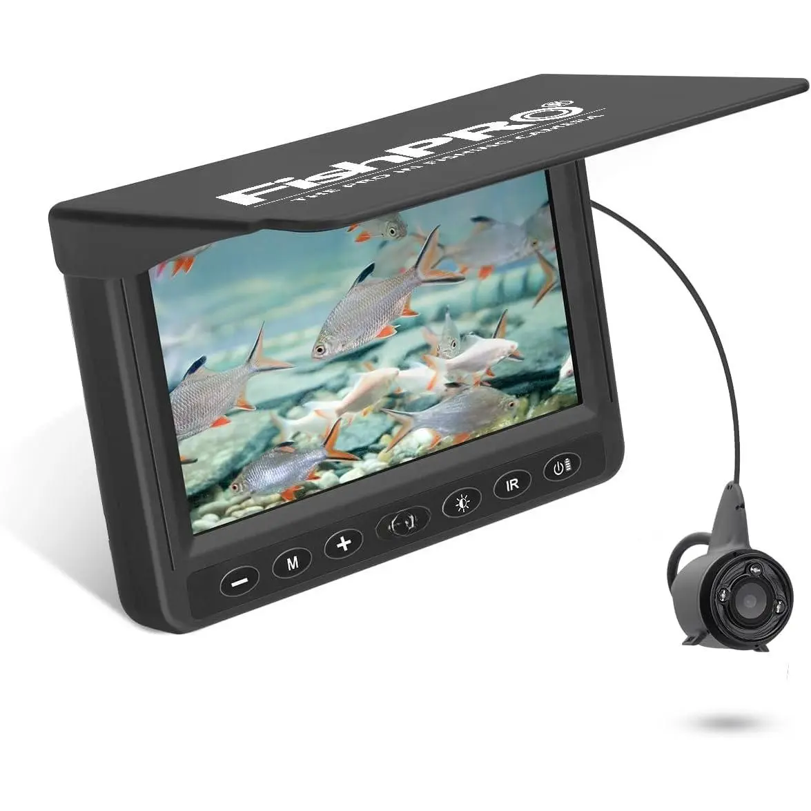 [® 2026 Upgrade] Underwater Fishing Camera 4.3'' [Proven Since 2017] Ice Fishing Camera 1000 TVL w/ 65ft -Spool, IR, USB-C, 5000mAh, Portable Fish Finder for Ice Lake Boat Kayak Fishing