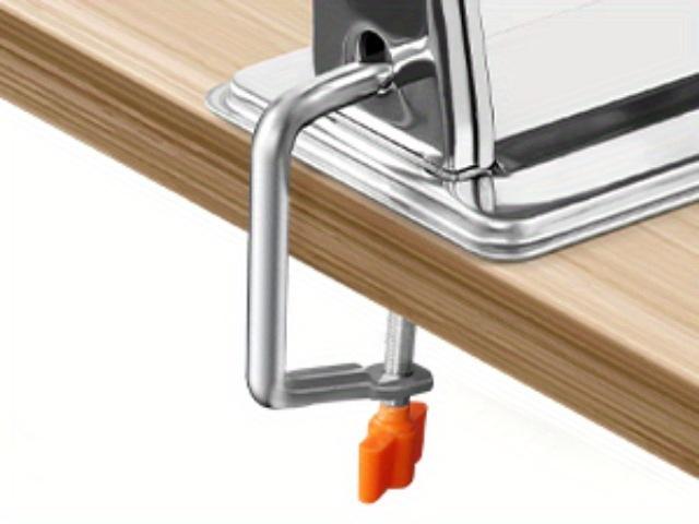 1pc Pasta Maker Machine - Adjustable Thickness (9 Settings) with Rollers and Cutterfor Pasta, for Making Spaghetti, Fettuccine, Lasagna - Ideal Gift for Food Lovers, Silvery Pasta Machine.