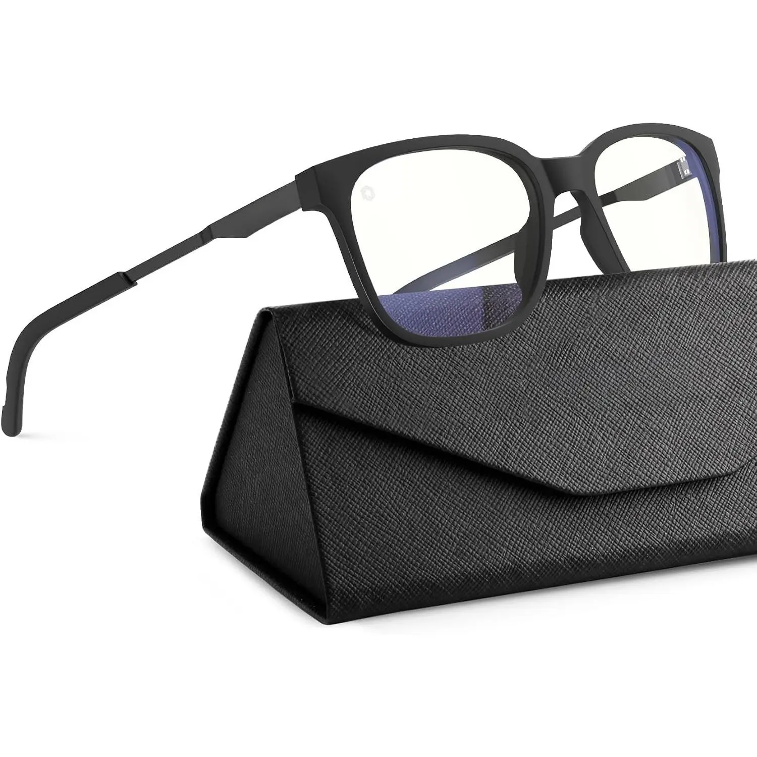 Men's Anti-Blue Light Gaming Glasses, Lightweight Modern Frame Eyewear with Anti-Glare, Low Distortion Features