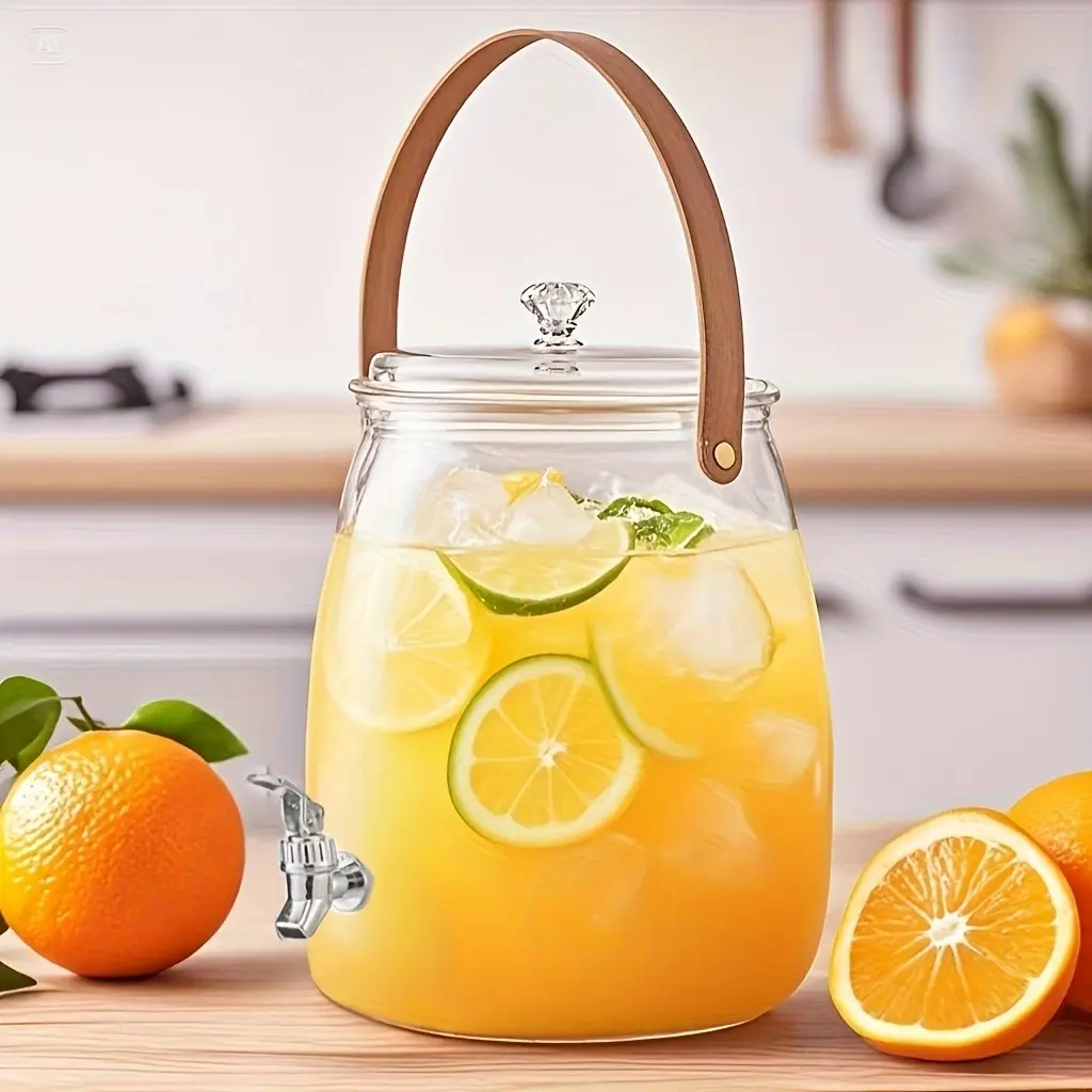 Plastic Ice Drink Bucket, Beverage Dispenser, Cold Water Jug, Drinking Machine, Juice Bottle with Faucet, Homemade Beer with Ice, Lemonade Dispenser