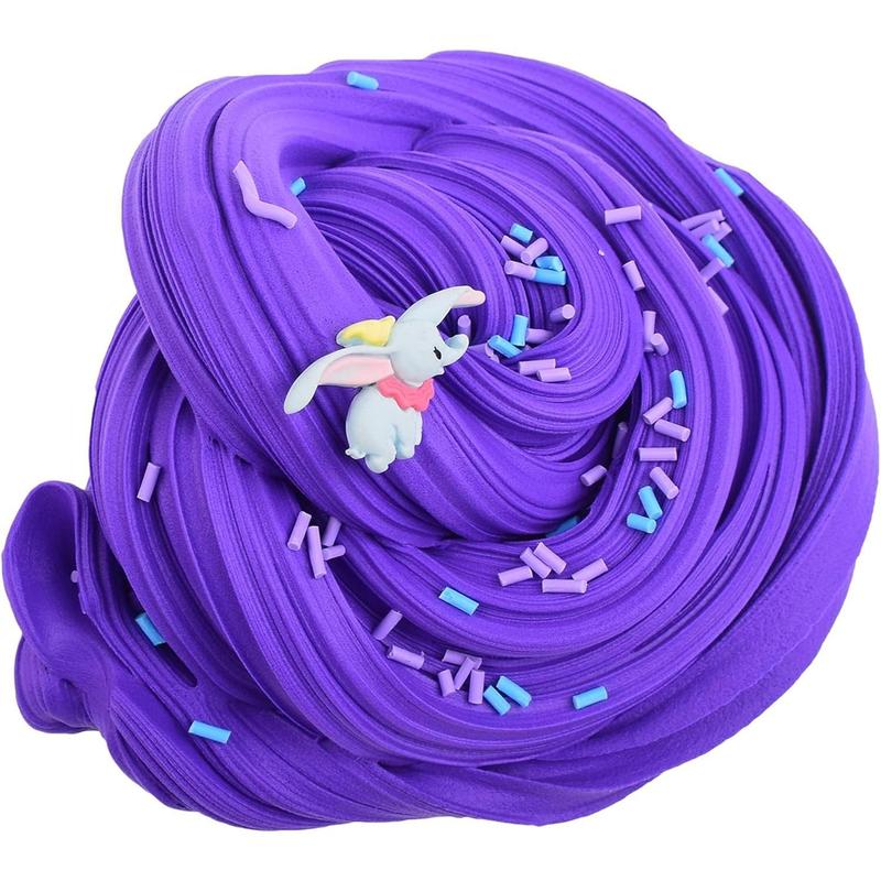 9 Pack Slime Kit - 3 Jelly Cube Crunchy, 3 Cloud, 3 Butter Slime - Soft Stretchy for Stress Relief, Birthday Gift, Kids Party Favors - Boys and Girls Toy