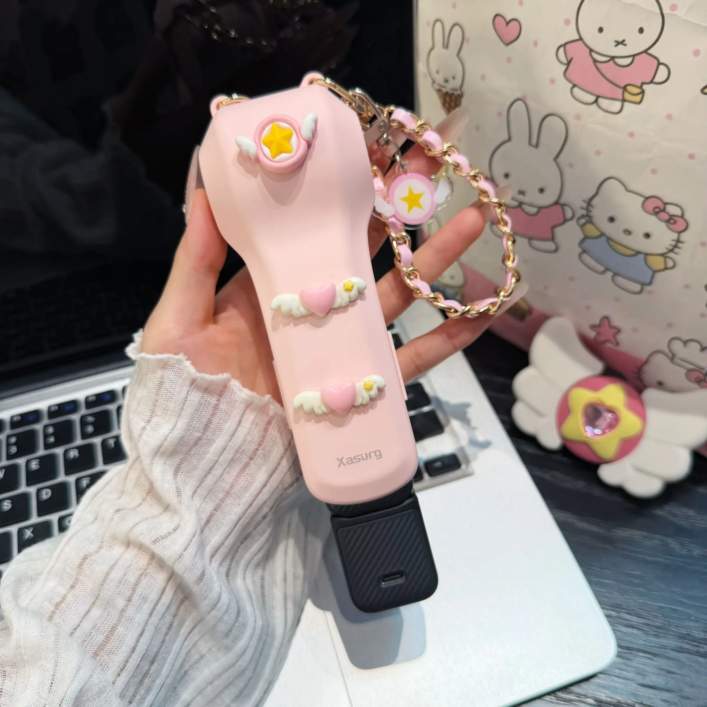 Dji Pocket 4/3 Camera Protective Case, DIY Sailor Moon Design, Portable Handheld Gimbal Cover, Anti-Loss and Shockproof, New Condition, Photography Camera Accessories