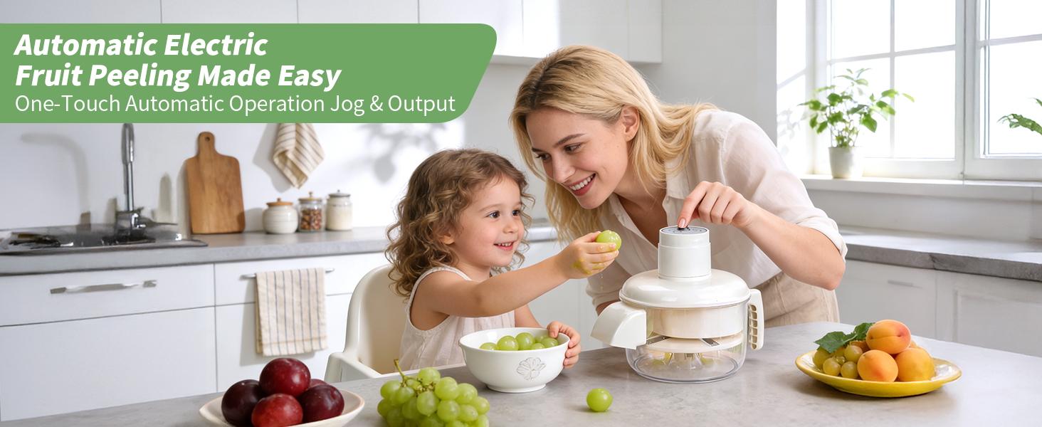 Automatic Grape Peeler Machine, Electric Garlic Peeler & Cherry Tomato,Cordless Electric Grape Peeling Machine for Fruit & Vegetable-Rechargeable Garlic Peeler Skin Remover for Home Kitchen Outdoor