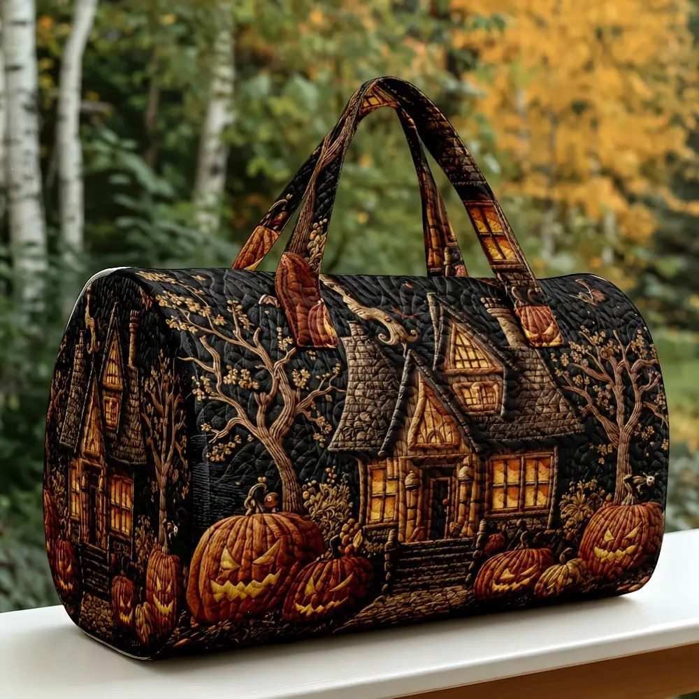 3D Digital Print Travel Tote Bag, Multi‑Functional Sports Gym Handbag for Short Trip Outdoor