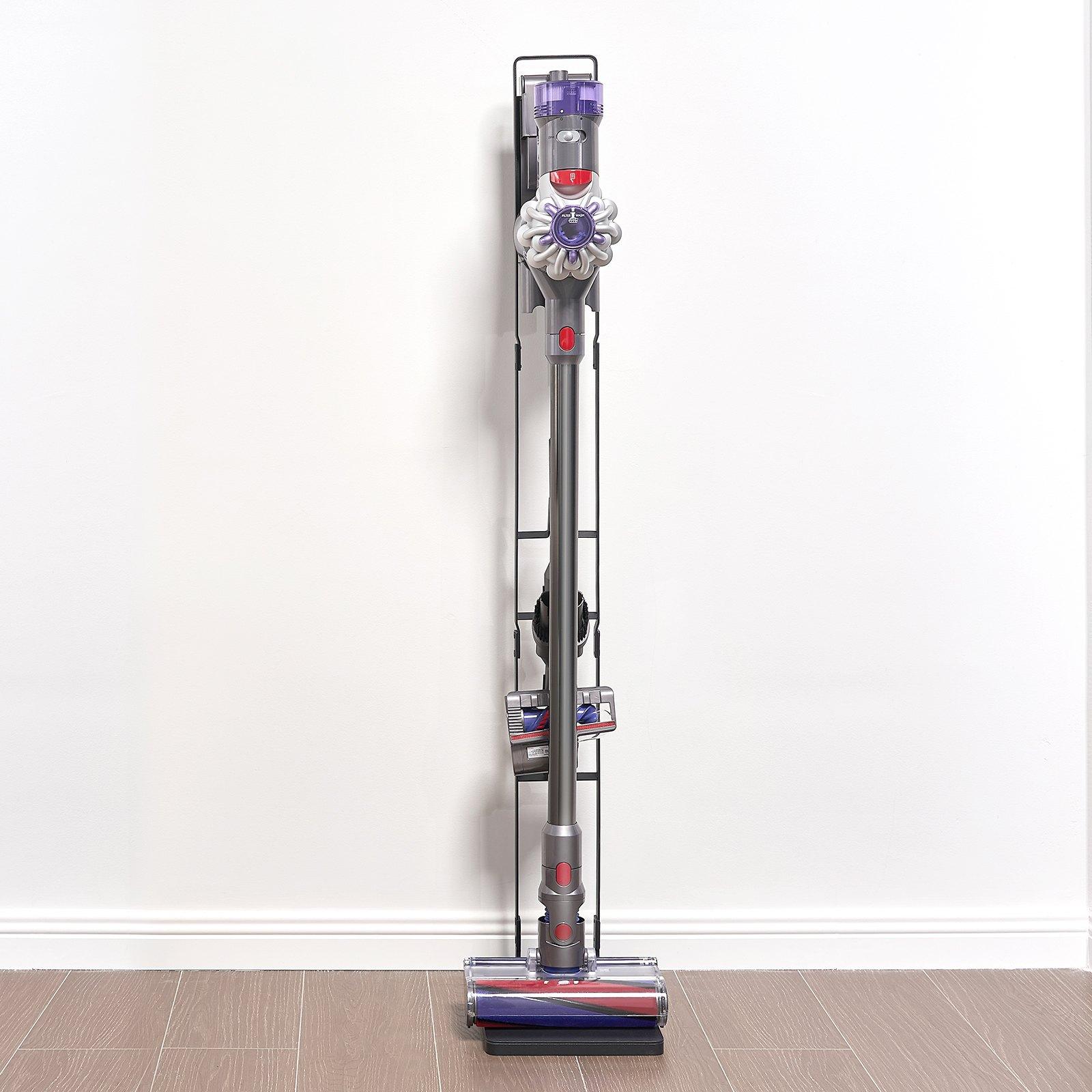 VEVOR Vacuum Stand, Compatible With Dyson V6 V7 V8 V10 V11 V15, Stable Vacuum Stand Holder with 4 Hooks for Dyson DC30 DC31 DC34 DC35 DC58 DC59 DC62 D74 Cordless Upright Vacuum Cleaners & Accessories