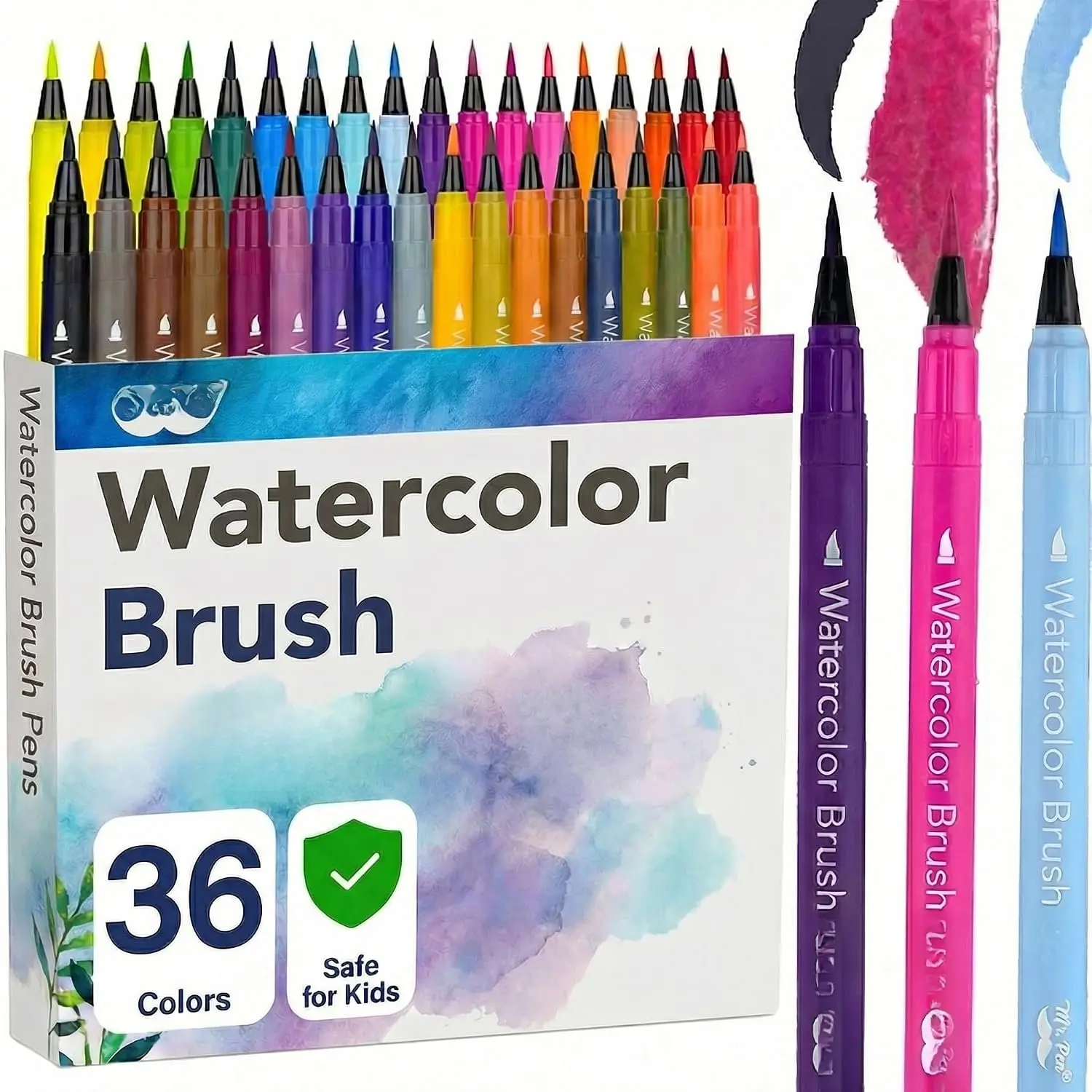 - Watercolor Brush s, 36 Pack, Blendable Art Markers | , Smooth Color s for Calligraphy, Coloring, Pros & Beginners