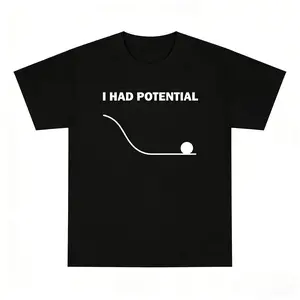 Movie Project Hail Mary “I Had Potential” 100%Cotton Unisex Shirt 2026 Summer New Fashion Y2k Men Short Sleeve Oversized Tshirt